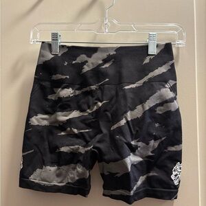 Darc Sport Black and Gray Athletic Shorts